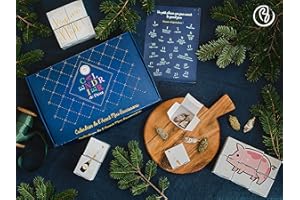 Calendrier de l'avent Saucisson 2023 - BAYLE - Cadeau Chacuterie - Original - Adulte et Enfant- Noël - 44 mini saucissons surprises - Gastronomie artisanal fabrication maison bière apéritif