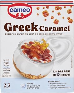 Cameo Greek Caramel Dessert al Caramello Salato a Base di Yogurt Greco 104 g