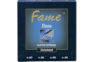 Fame Bass Strings,4er,45-100 round wound - Zestaw strun do 4 strunowej gitary basowej