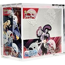 Evoretro Acrylic Display Case For Pokémon Booster Boxes | UV Protection Dustproof Stackable Evoretro Acrylic Display Case For Pokémon Booster Boxes | UV Protection Dustproof Stackable