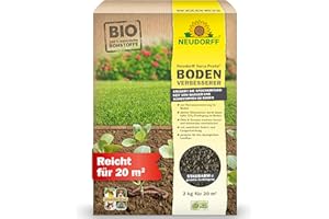 Neudorff Terra Preta BodenVerbesserer – Bio-Dünger mit Bio-Pflanzkohle zur nachhaltigen Bodenverbesserung aller Böden und Kulturen, 2 kg für 20 m²