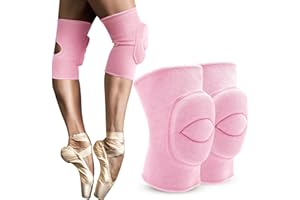 Aiseyi Genouillères de danse, volleyball, 20 mm, éponge épaisse, protection des genoux, protection des genoux pour yoga, sport, course à pied