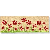 Astra Paillasson Coco Intérieur Beige 25x75 Cm – Tapis Antidérapant Antibactérien 100% Naturel Anti-Salissures
