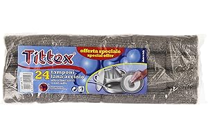 Tittex - Tamponi, Lana Acciaio, 24 pezzi
