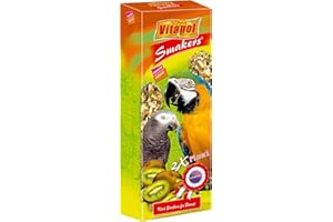 Vitapol Kiwi Maxi Smaker Treat Stick for Large Parrots includes 2 Sticks