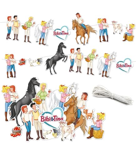 Filly Pferd Girlande – 1,85 M Party-Deko Für Kindergeburtstag & Kindergarten