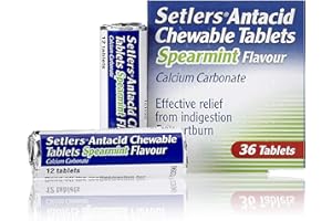 Setlers Antacid tablets spearmint 3-roll 36