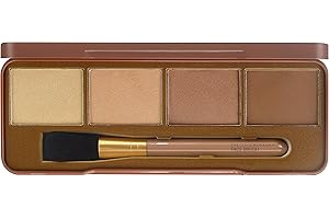 MARKWINS Essentials Define - Paleta de Bronceador e Iluminador con Brocha Facial - Paleta con Set de Maquillaje Profesional - California Collection - Kit de Maquillaje para Mujeres