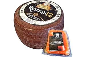TU DESPENSA EN LA WEB Queso García Baquero Reserva 12 Meses - Queso Añejo Mezcla Madurado Graso - Peso Aproximado 3,2 Kg - Queso Añejo con Membrillo Goierri (Queso Competo con Membrillo)
