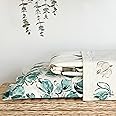Urban Space 100% Cotton Bedsheet for Elastic Fitted Bed King Size, Serene 200 TC Bedsheet King Size Bed Cotton with 2 Pillow Cover (72 x 78 inches, Majestic Aqua)