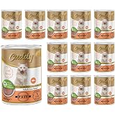 Cuddy Yetişkin Kedi Somonlu Pate Yaş Mama 400 Gr x 12 adet