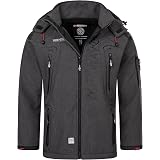 Veste Softshell Homme Geographical Norway Imperméable Respirante - Bundle Avec Bonnet Urbandreamz