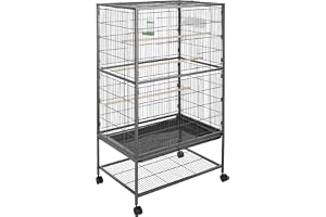 tectake 402287 Fågelbur 131cm hög