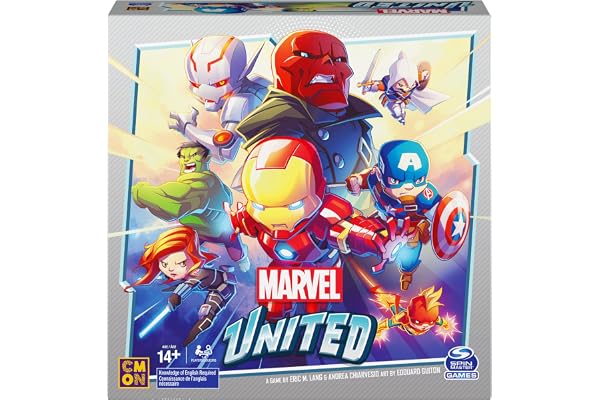 Spin Master Games Marvel United, Super Hero Cooperative Strategy kortspel, för vuxna och barn från 8 år och uppåt