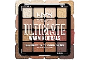 Ögonskugga, NYX Professional Makeup ULTIMATE Shadow Palette – Warm Neutrals, 13,3 g