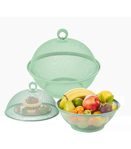 Corbeille à Fruits Avec Couvercle En Plastique Transparent Style Rotin - Multifonction, élégante Pour Cuisine, Salon, Salle De Bain