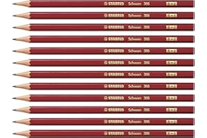 ‎STABILO STABILO - Bleistift - Schwan in rot - Härtegrad B - 12er Pack