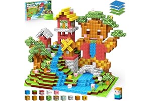 Wootoyz 100 Pcs Magnetic Blocks, 3 4 5 6 Year Old Boy Girl Gifts Magnetic Building Blocks Toys for 3-6 Year Old Boys Click Blocks STEM Toys Birthday Gifts Present for Kids