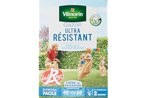 Vilmorin 4462414 Gazon Ultra Résistant, Vert, 1 kg