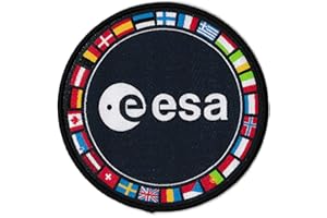 NAGAPATCHES Patche Agence Spatiale Européenne Patche Écusson Thermocollant ESA Europe
