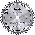 kwb 582368 Joiner's Circular Saw Blade, Wood/Hardwood, 140 x 12.7 mm cuts, high Number, 42 Teeth Z-42, Precision Saw Blade fine, 75