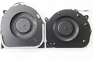 ANNESA Fleshy Leaf CPU+GPU Cooling Fan Replacement for Lenovo Legion Y540-15IRH 81SX Y7000-2019 81NS GTX1660Ti Series DC28000E2F0 DC28000E3F1 XRF2021CB0J XRF2021CA0J 4 Pin FPKE