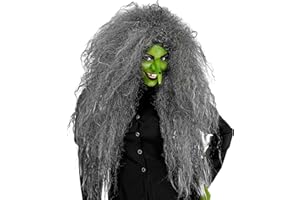 W WIDMANN MILANO Party Fashion - Peluca peinado gigante, pelo sintético, vieja, bruja, fiesta temática, carnaval