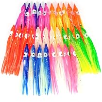 HERCHR 30pc Soft Luminous Octopus Traina Esche Di Acqua Salata - 10