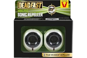 Deadfast Mini Pro Rat and Mouse Sonic Repeller, Twin Pack