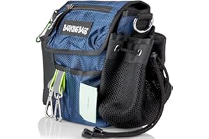 Barking Bags | Original Dog Walking Bag - Blue | As Seen On Dragons’ Den | Lightweight & Practical Design | Carry Dog Toys, Treats, Poop Bags & More with Ease