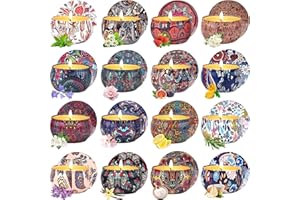 LDUMODUW Lot de 16 Bougies Parfumées Cadeau pour Femme, coffret cadeau femme, D'Aromathérapie en Cire de Soja Parfumée Naturelle Pour Cadeau pour Anniversaire Maman Fête des Mères Bain Yoga Valentin Noël