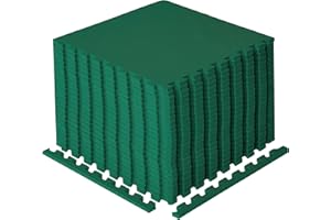 BIGGAMATS Gym Flooring Mat, EVA Foam Exercise Mats, Interlocking Non-Slip Sport Mats, Home Workout, Kids Playmat, Pet Mats and Protective Swimming Pool, Hot Tub Outdoor Underlay Matting 50cm x 50cm