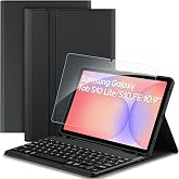 EasyAcc Keyboard Case for Samsung Galaxy Tab S10 Lite/S10 FE/S9 FE/S9 | Case with Removable Bluetooth Keyboard for 10.9"/11"