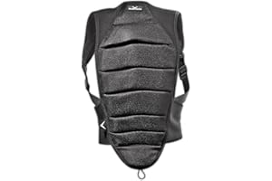 Black Crevice Protection Dorsale I Hommes & Femmes I Protection Dorsale pour Sports d'hiver et Ski I Gilet de Protection Dorsale avec Bretelles réglables I Gilet de Protection Ergonomique