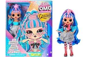 L.O.L. Surprise! LOL Surprise Muñeca OMG Queens - PRISM - Con 20 sorpresas que incluyen Ropa, Accesorios, Soporte para Muñecas y más - Para Coleccionar - Edad: 3+ años