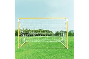 Anivia Kids Football Goal, 6ft x 4ft Portable Football Goal, Goal Posts For Garden, Metal Frame Soccer Goal - for Backyard, Garden, Outdoor