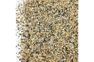 SHIZWU Aquarium Gravel, Fish Tank Gravel for Plant Substrate, Pea Gravel Decorative River Rocks (2-4mm, 1.8kg)