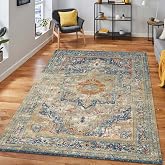 Latte Dizayn Kenzie Kadife Pamuk Tabanlı Yıkanabilen Kaydırmaz Antibakteriyel Salon Halısı 160x230