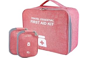 VEGENA Medikamenten Tasche für Reise - Medikamententasche Reise, 3 Stück Reiseapotheke Tasche Leer, Erste Hilfe Tasche, Große Kapazität Notfalltasche, Medizin Aufbewahrungstasche für Büro Zuhause Outdoor