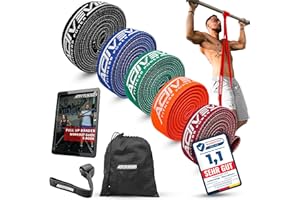 ACTIVEVIKINGS Fascia fitness di alta qualità per il tuo fitness, fasce in tessuto perfette per lo sviluppo muscolare, fasce di resistenza, bande di resistenza