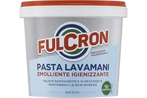 Fulcron Pasta lavamani 750 ml, Lavamani emolliente e detergente, Potere pulente e sgrassante, Ideale anche per eliminare lo sporco difficile, Uso industriale