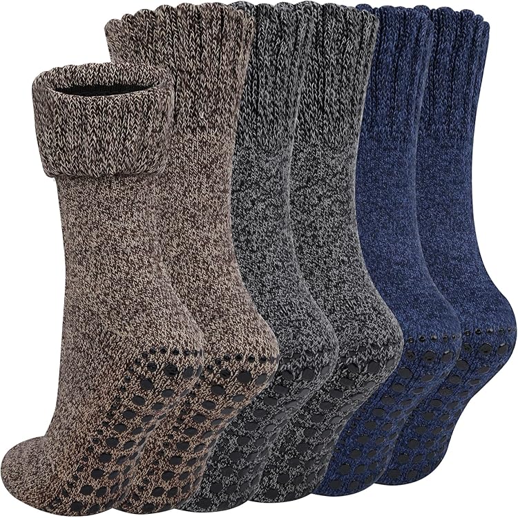 Calze Termiche In Pile 6 Paia Calze Antiscivolo Uomo | In Pile - Foto 12