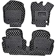 Autopearl 7D Car Floor Mat for Swift (Set of 3, Black)