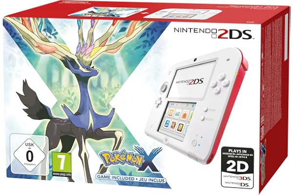Console Nintendo 2DS - blanc & rouge + Pokémon X - édition limitée