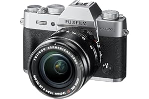 Fujifilm X-T20 Mirrorless Digital Camera, Silver with Fujinon XF18-55mm F2.8-4 R LM Optical Image Stabiliser Lens Kit