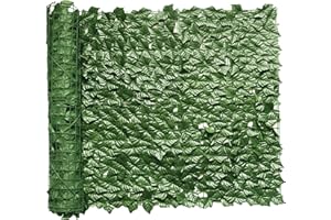 HANYUN Artificial Ivy Privacy Fence, 300 x 100 cm, Artificial Plants Privacy Screen and Artificial Ivy Decoration for Garden screening Privacy Protection Wind Protection Noise Protection Garden Decoration