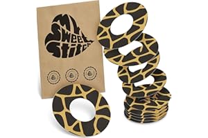 MySweetStitch | Plaster do sensora Freestyle Libre 1 & 2 z otworem wentylacyjnym | Wodoodporny i przyjazny dla skóry (10 sztuk) | okrągły | na zewnątrz: Ø 65mm, wewnątrz Ø 28mm | Savannah