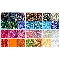 Tibaoffy Blu Scuro Perline In Vetro Misura 12/0, 2 Mm, Per La Creazione