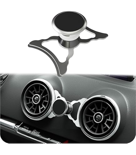 Support Téléphone Voiture Magnétique Pour Audi A3 Sportback (8Y) 2020-2024 - Ventouse Puissante, Fixation Stable Sur Grille D'aération