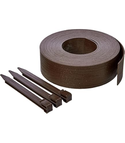 Bordillos Para Césped Exterior Bordillo Flexible Para Jardín - 6 Metros De Largo, Colores Varios | Fácil Instalación | Resistente Al Clima Separador Césped Parterres